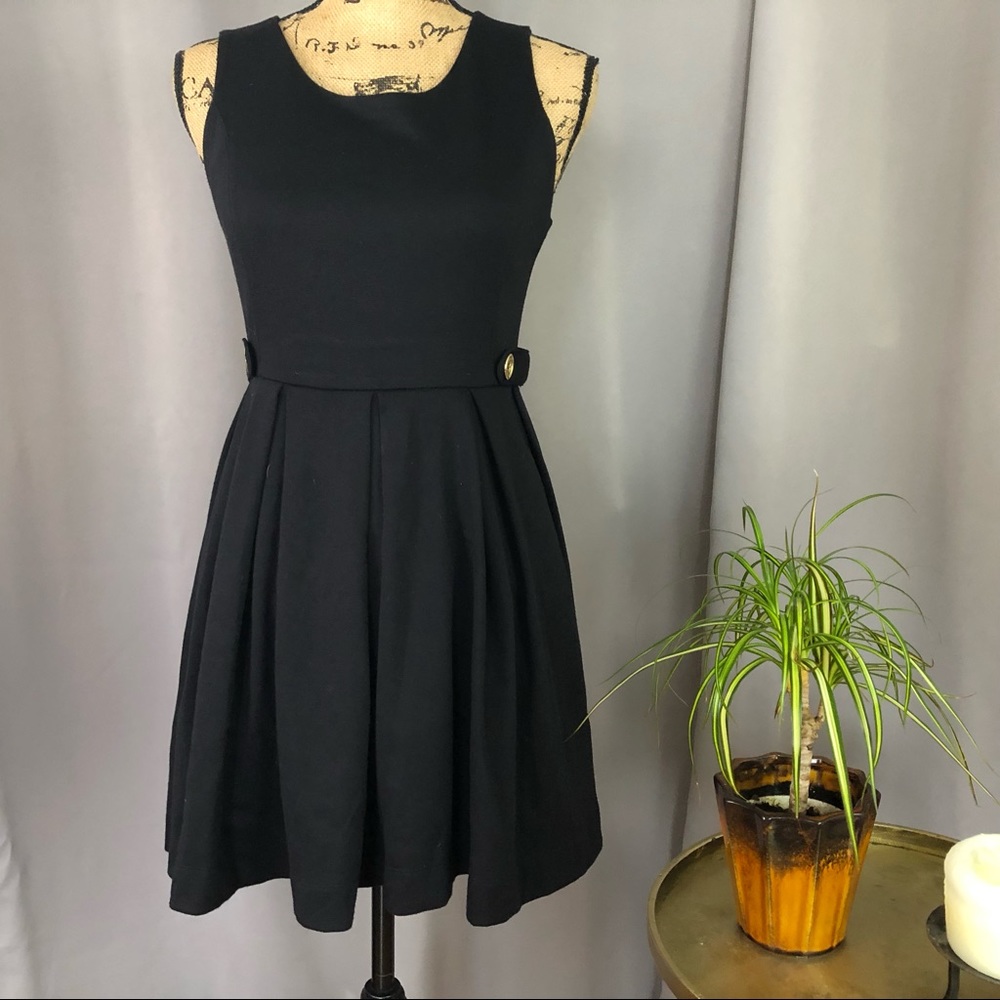H&M dress with gold button detail